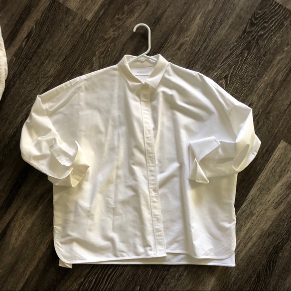 Everlane Tops - Unworn everlane white boxy button down size 6